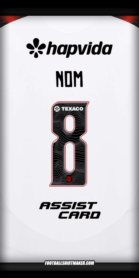 Maillot Flamengo 2025 Extérieur -  nom - 8