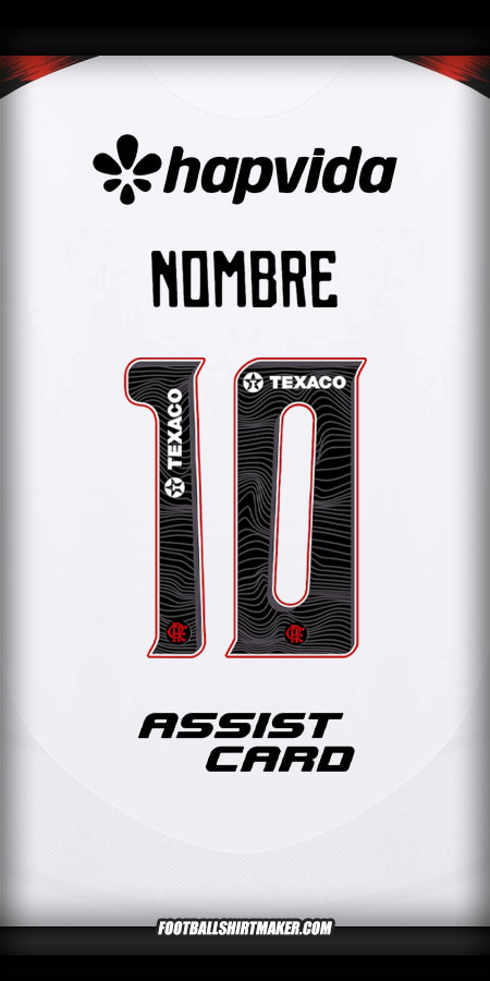 Jersey Flamengo 2025 Visita -  nombre - 10