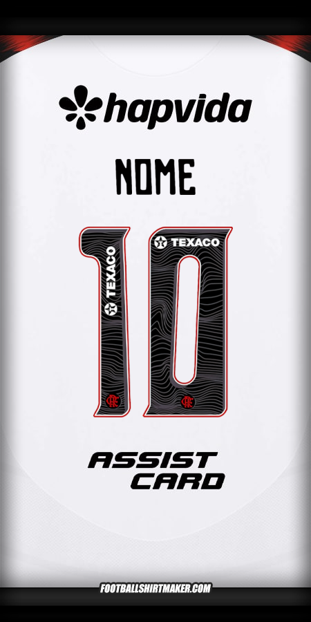 Maglia Flamengo 2025 Seconda -  nome - 10