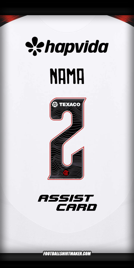 Jersey Flamengo 2025 Alternatif -  nama - 2