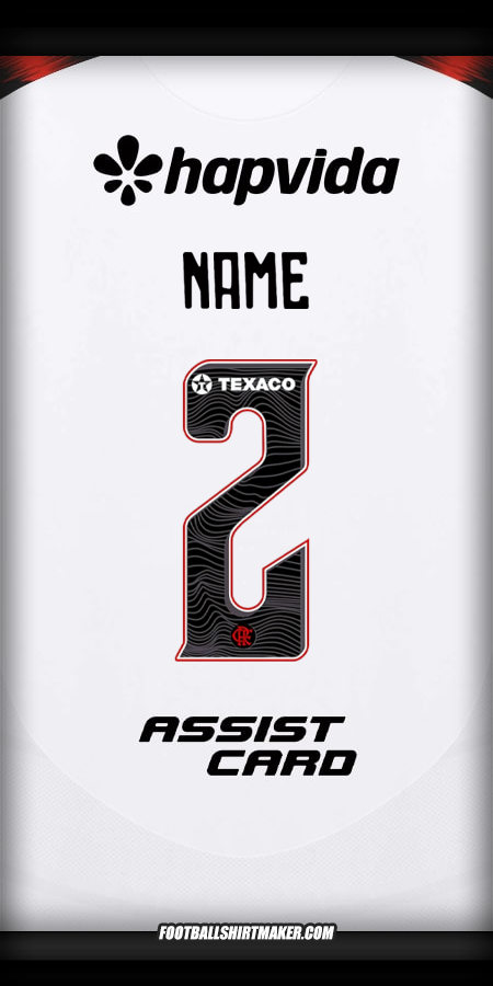 Shirt Flamengo 2025 Away -  name - 2