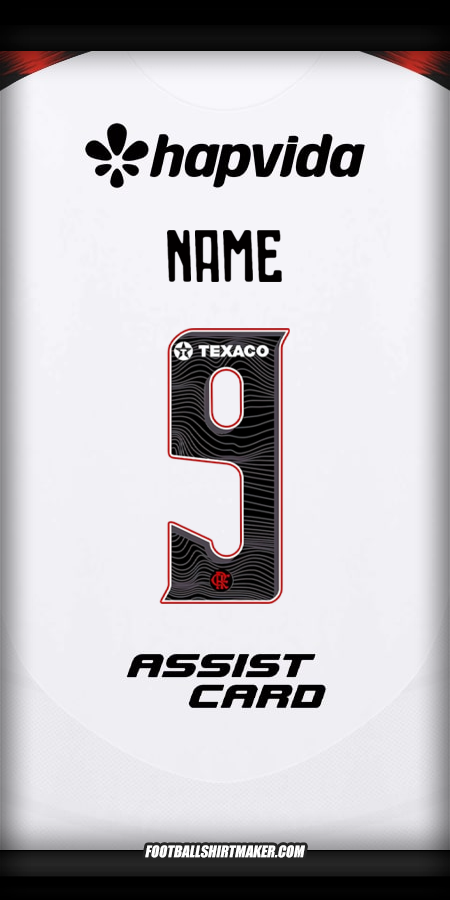 Shirt Flamengo 2025 Away -  name - 9