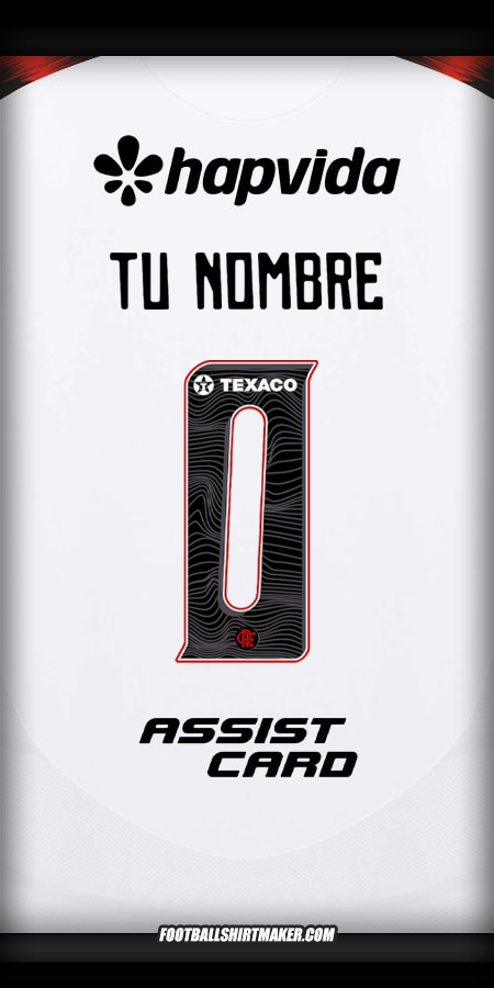 Camiseta Flamengo 2025 II -  tu nombre - 0