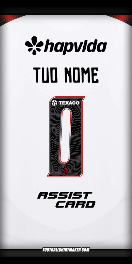 Maglia Flamengo 2025 Seconda -  tuo nome - 0