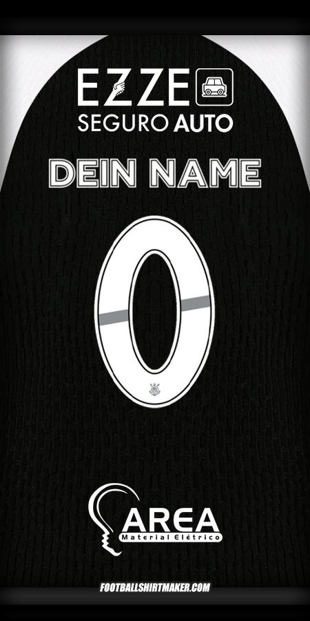 Trikot Corinthians 2025/2026 Auswärts -  dein name - 0