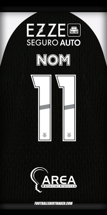 Maillot Corinthians 2025/2026 Extérieur -  nom - 11