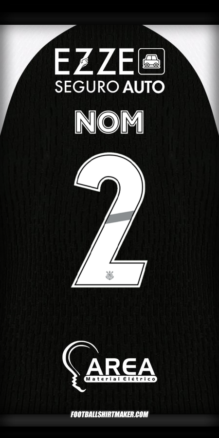 Maillot Corinthians 2025/2026 Extérieur -  nom - 2
