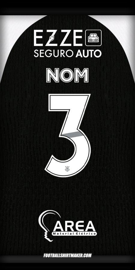 Maillot Corinthians 2025/2026 Extérieur -  nom - 3