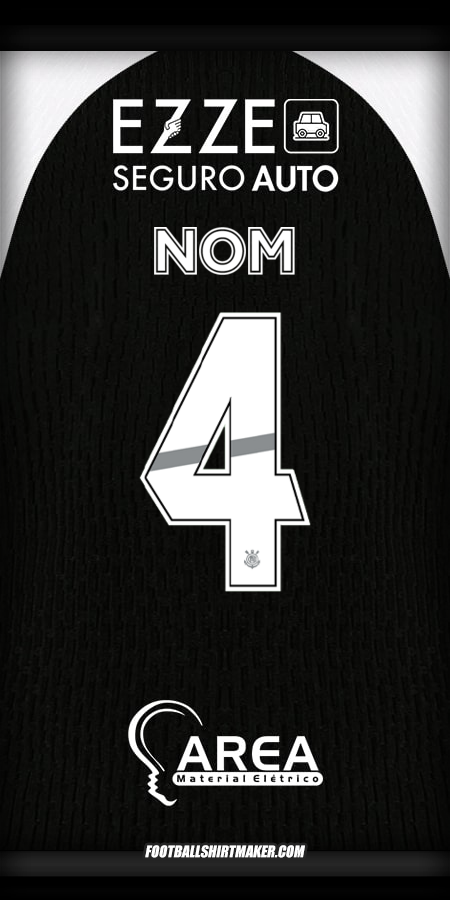 Maillot Corinthians 2025/2026 Extérieur -  nom - 4