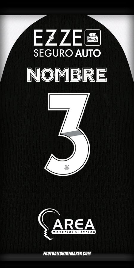 Camiseta Corinthians 2025/2026 Visita -  nombre - 3