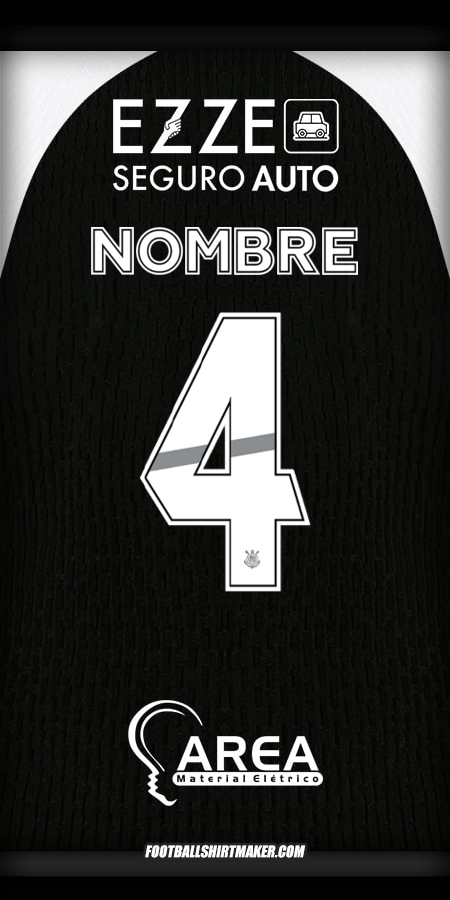 Camiseta Corinthians 2025/2026 Visita -  nombre - 4