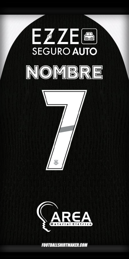 Camiseta Corinthians 2025/2026 Visita -  nombre - 7