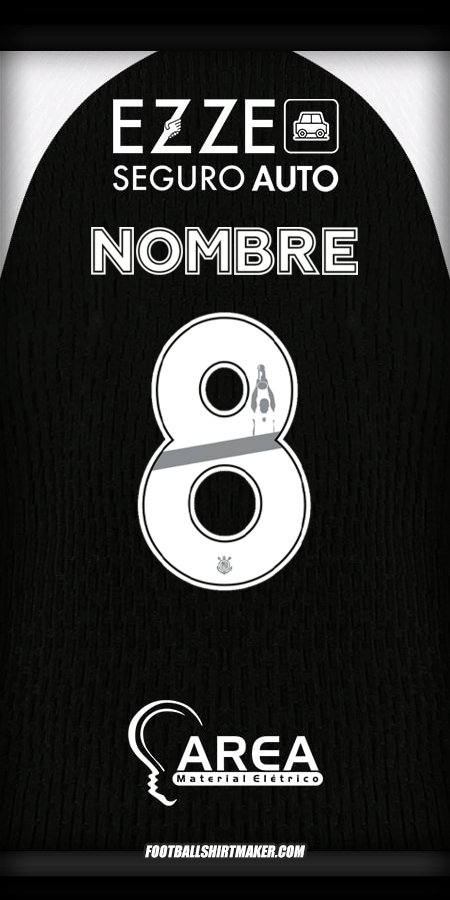 Jersey Corinthians 2025/2026 Visita -  nombre - 8