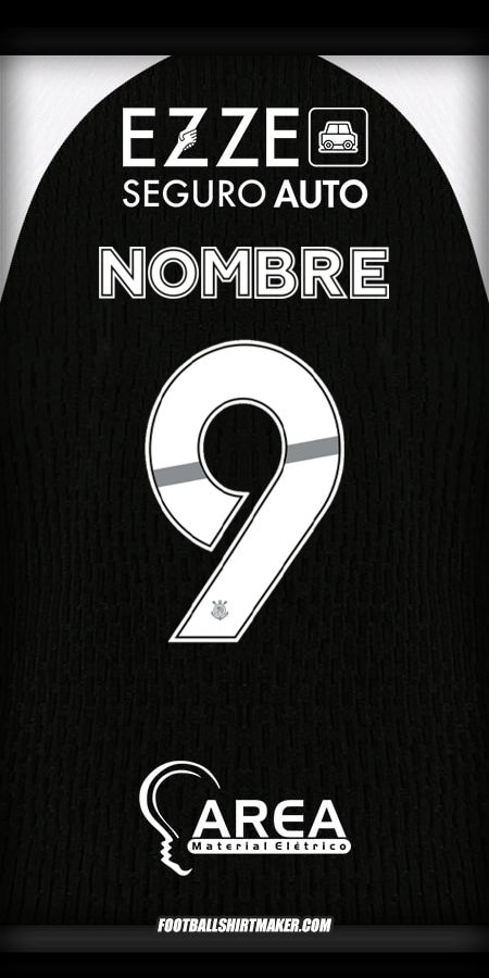 Camiseta Corinthians 2025/2026 Visita -  nombre - 9
