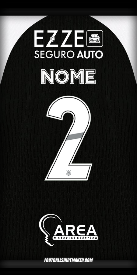 Camisa Corinthians 2025/2026 Alternativa -  nome - 2