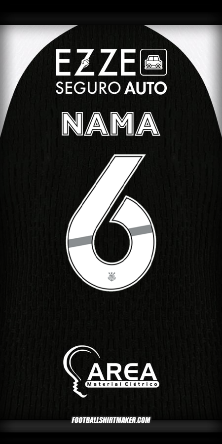Jersey Corinthians 2025/2026 Alternatif -  nama - 6