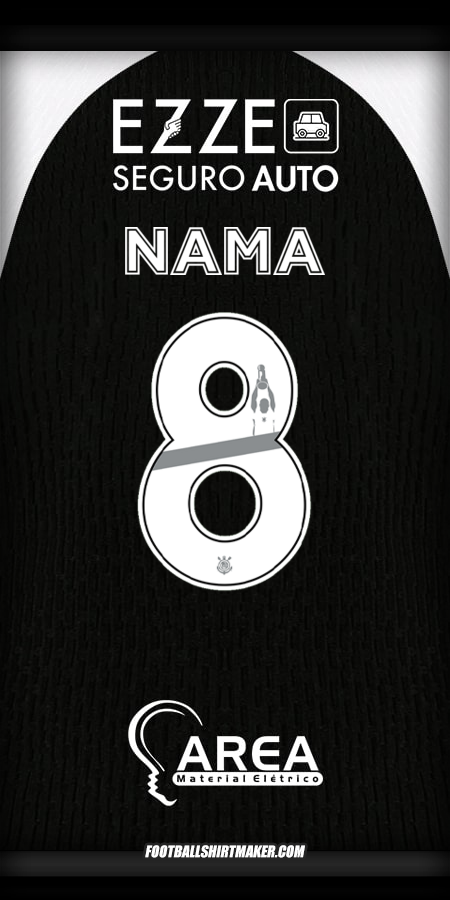 Jersey Corinthians 2025/2026 Alternatif -  nama - 8