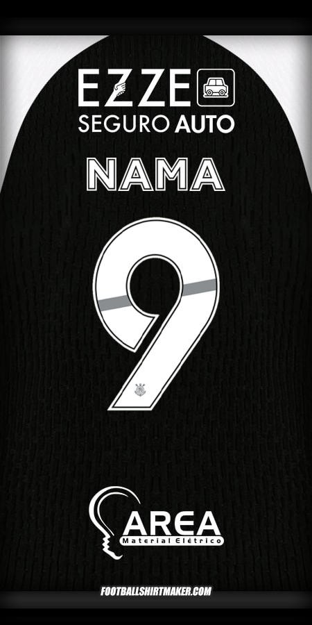 Jersey Corinthians 2025/2026 Alternatif -  nama - 9