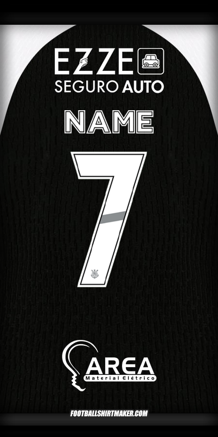 Trikot Corinthians 2025/2026 Auswärts -  name - 7
