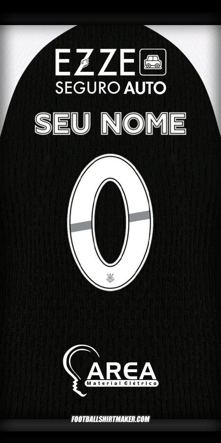 Camisa Corinthians 2025/2026 II -  seu nome - 0