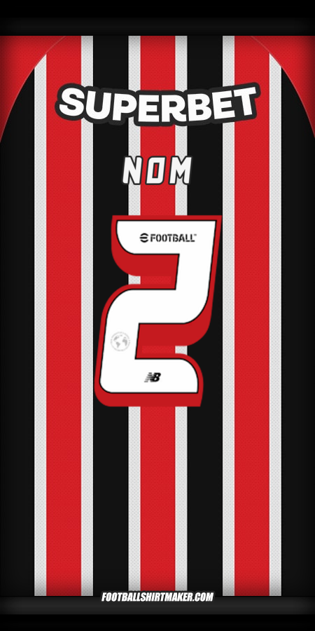 Maillot Sao Paulo FC 2025 Extérieur -  nom - 2