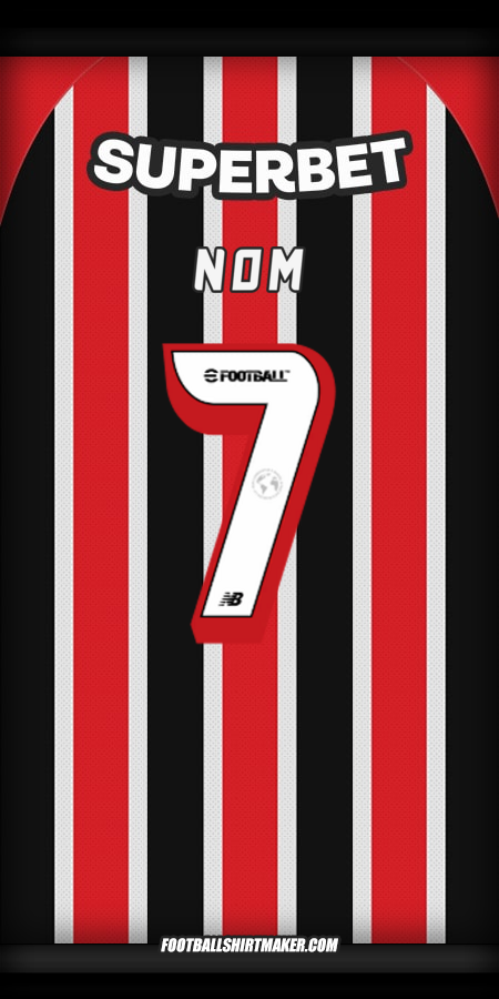 Maillot Sao Paulo FC 2025 Extérieur -  nom - 7