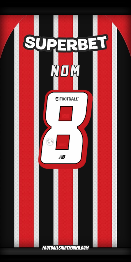 Maillot Sao Paulo FC 2025 Extérieur -  nom - 8