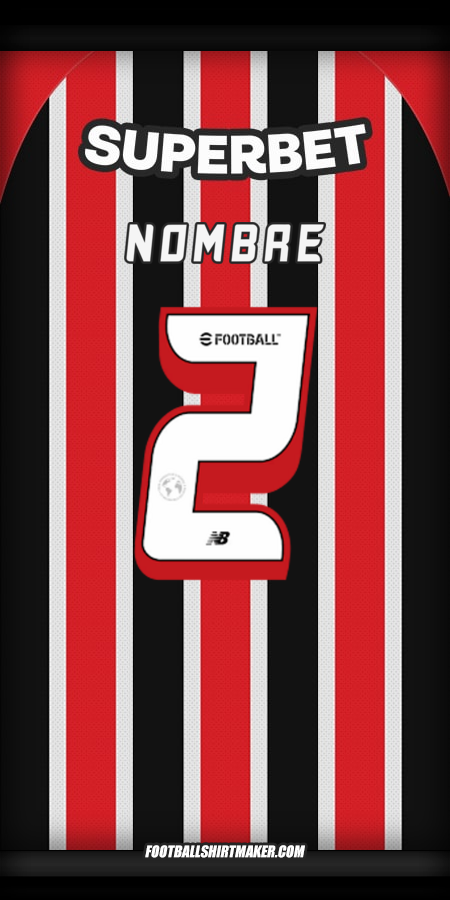 Jersey Sao Paulo FC 2025 Visita -  nombre - 2