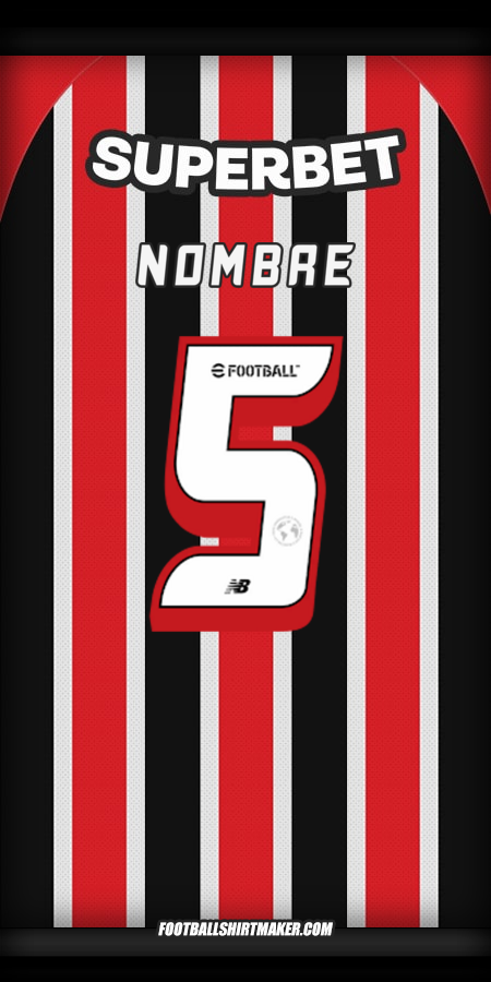 Jersey Sao Paulo FC 2025 Visita -  nombre - 5