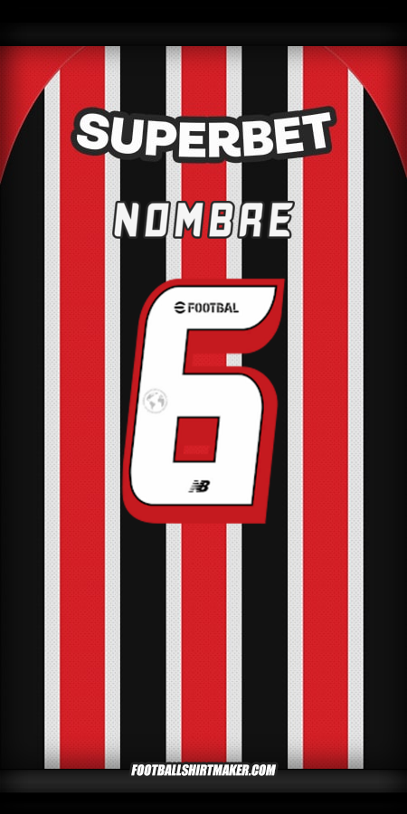 Jersey Sao Paulo FC 2025 Visita -  nombre - 6
