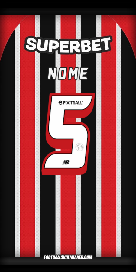 Maglia Sao Paulo FC 2025 Seconda -  nome - 5
