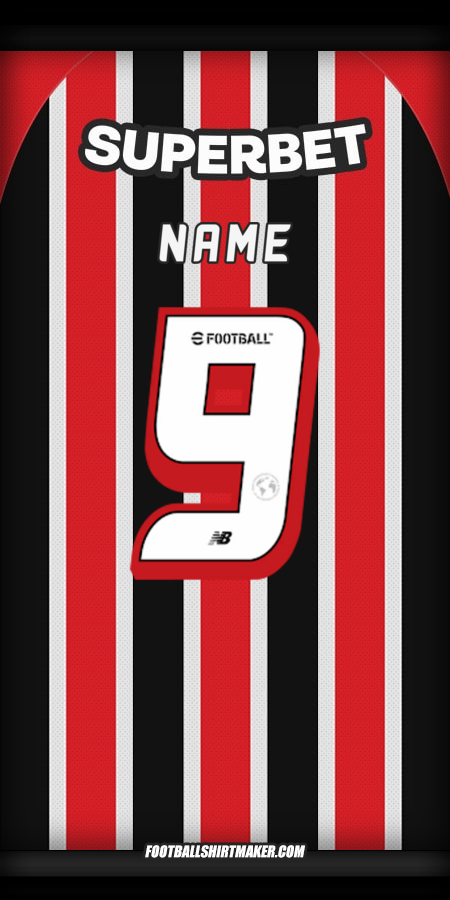Trikot Sao Paulo FC 2025 Auswärts -  name - 9
