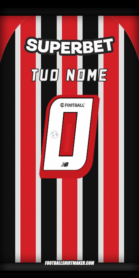Maglia Sao Paulo FC 2025 Seconda -  tuo nome - 0