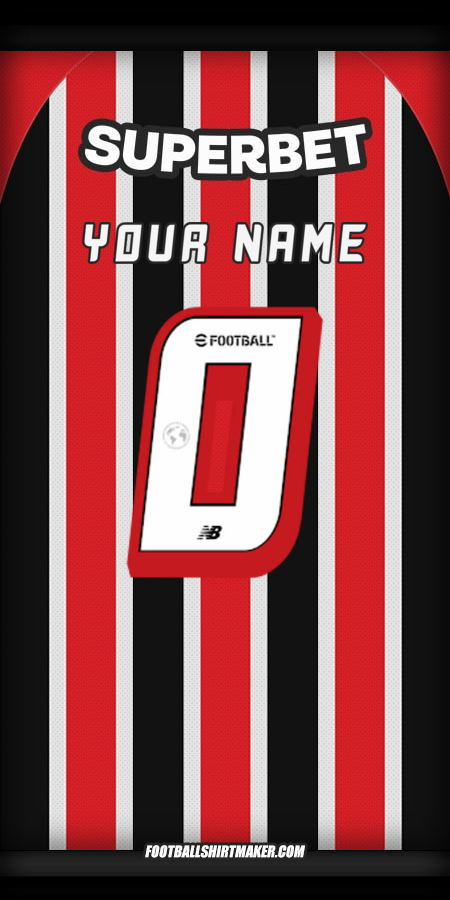 Jersey Sao Paulo FC 2025 II -  your name - 0