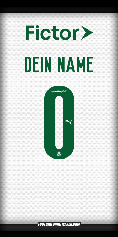 Trikot Palmeiras 2025 Auswärts -  dein name - 0