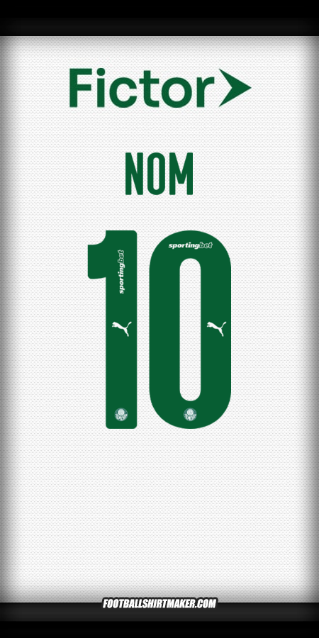 Maillot Palmeiras 2025 Extérieur -  nom - 10