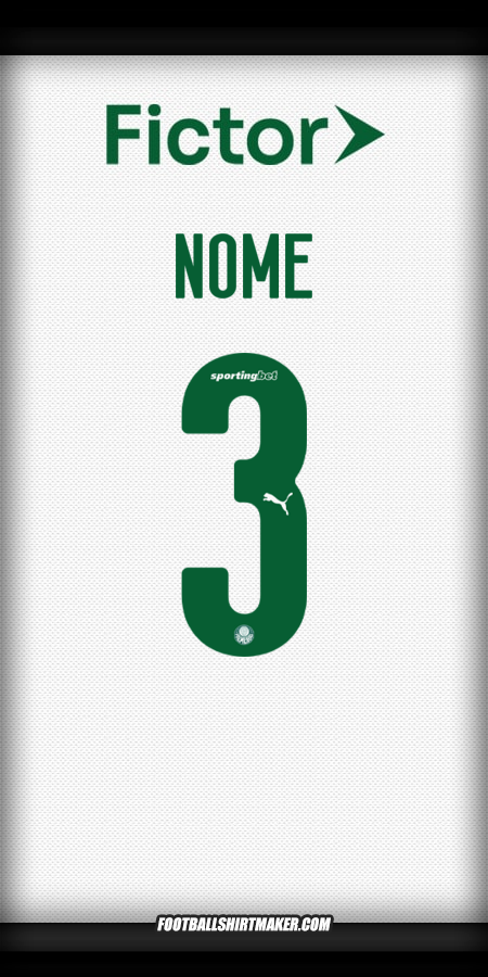 Maglia Palmeiras 2025 Seconda -  nome - 3