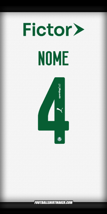 Maglia Palmeiras 2025 Seconda -  nome - 4