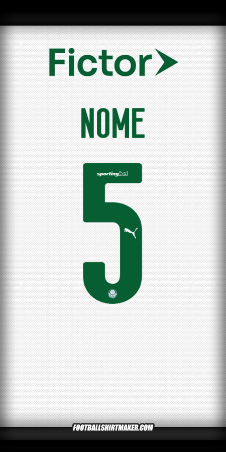 Maglia Palmeiras 2025 Seconda -  nome - 5