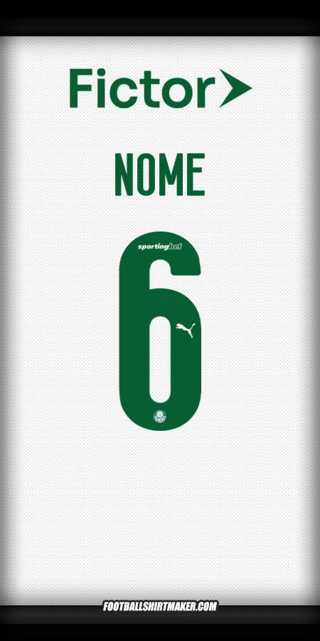 Maglia Palmeiras 2025 Seconda -  nome - 6