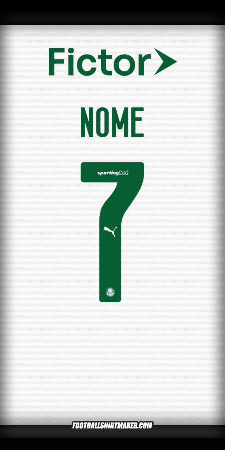 Maglia Palmeiras 2025 Seconda -  nome - 7