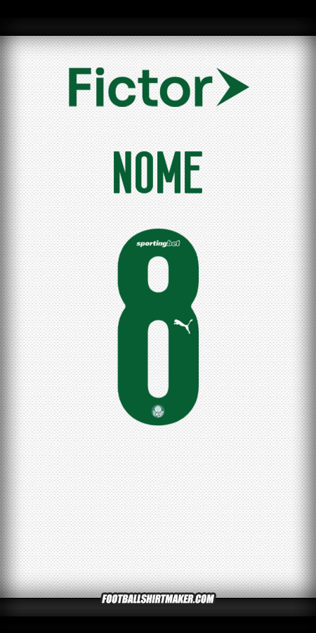 Maglia Palmeiras 2025 Seconda -  nome - 8