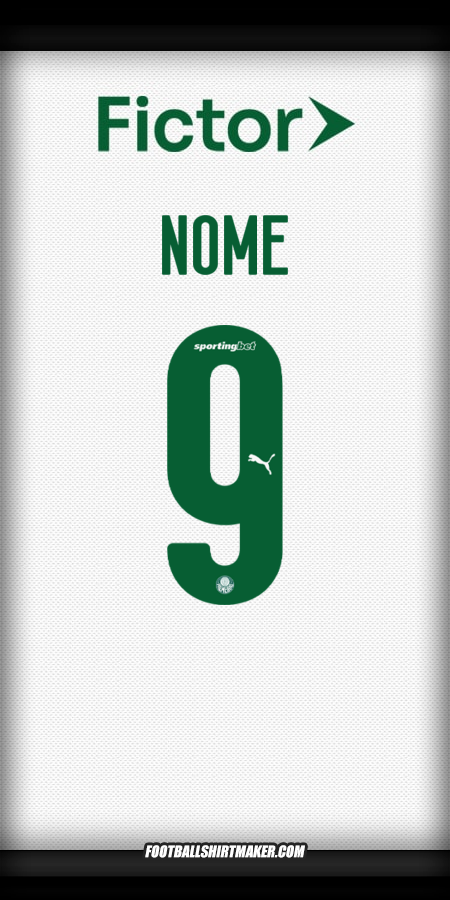 Camisa Palmeiras 2025 Alternativa -  nome - 9