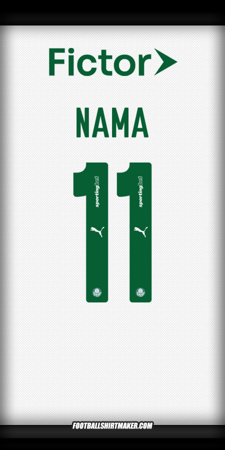 Jersey Palmeiras 2025 Alternatif -  nama - 11