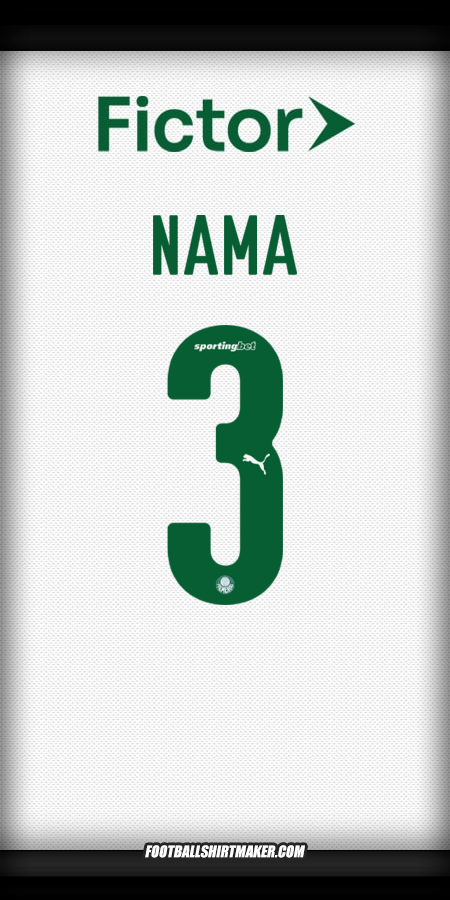 Jersey Palmeiras 2025 Alternatif -  nama - 3