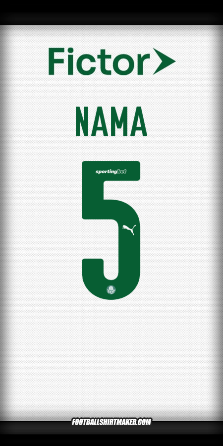 Jersey Palmeiras 2025 Alternatif -  nama - 5