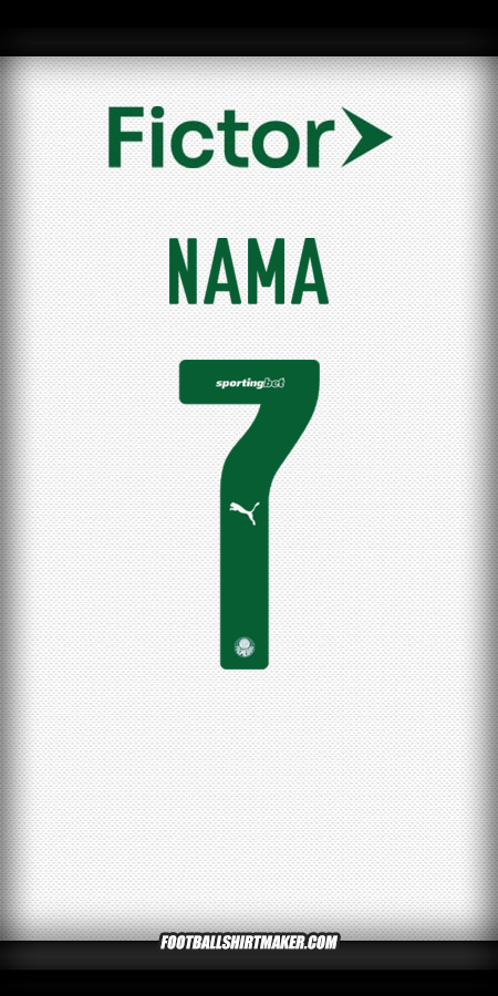 Jersey Palmeiras 2025 Alternatif -  nama - 7