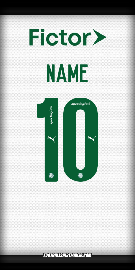 Trikot Palmeiras 2025 Auswärts -  name - 10