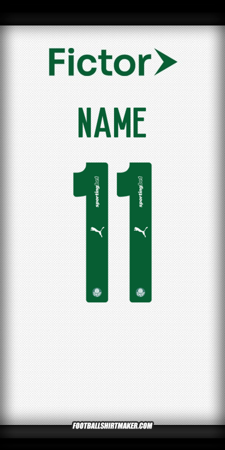 Jersey Palmeiras 2025 Away -  name - 11
