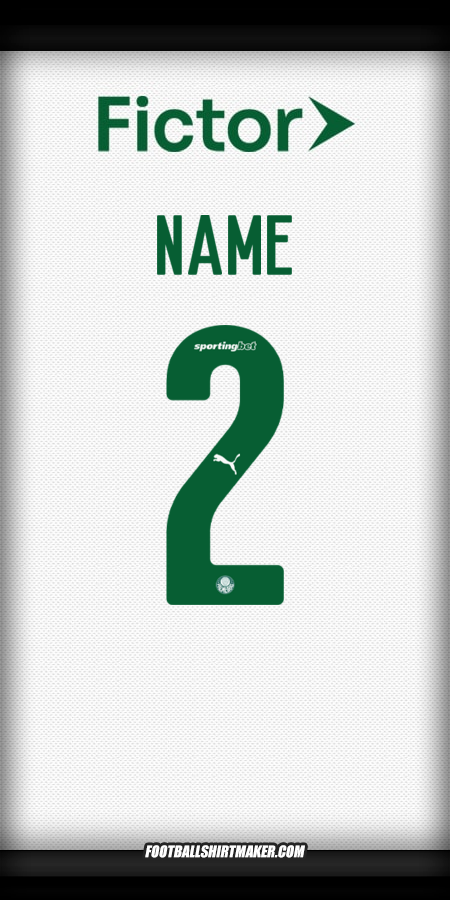 Jersey Palmeiras 2025 Away -  name - 2